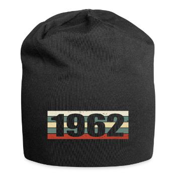 1962 Jahrgang 1962 Geschenk 1962 Geburtstag 1962 - Jersey-Beanie - Schwarz - Vorne