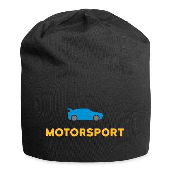 ★ design colors changeable ★ Motorsport (sports car) - Jersey Beanie - black - Front