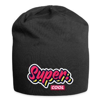 Super cool - Jersey Beanie - black - Front