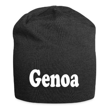 Gênes - Bonnet en jersey - charbon - Devant