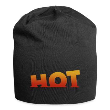 Hot - Jersey Beanie - black - Front