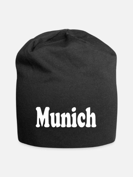 Munich - Bonnet en jersey - noir