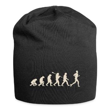 Entwicklung des Marathons - Jersey-Beanie - Schwarz - Vorne