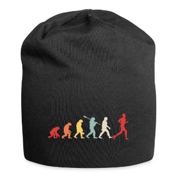 Entwicklung des Marathons - Jersey-Beanie - Schwarz - Vorne