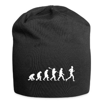 Entwicklung des Marathons - Jersey-Beanie - Schwarz - Vorne