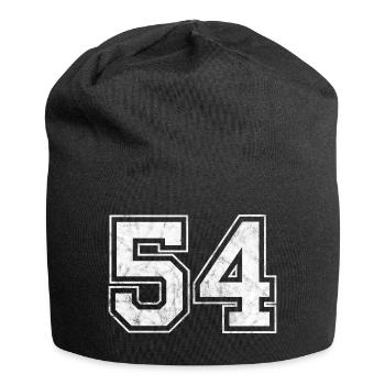 Number 54 - Jersey Beanie - black - Front
