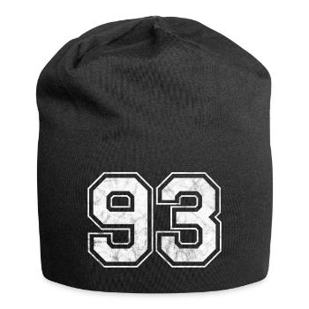 Number 93 - Jersey Beanie - black - Front