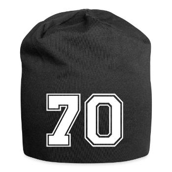 70 - Jersey Beanie - black - Front