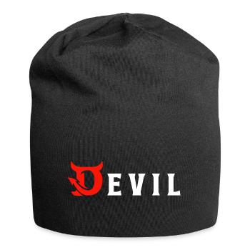 Diable - Teufel - Bonnet en jersey - noir - Devant