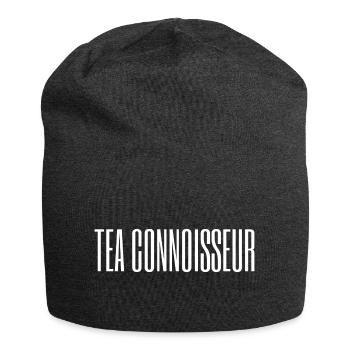 TEA CONNOISSEUR / TEA LOVER - Jersey Beanie - charcoal grey - Front