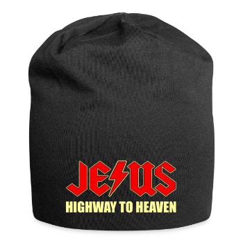 Jesus Christ of Nazareth Faith Bible Jesus - Jersey Beanie - black - Front