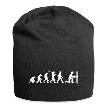 Evolution plombier - Bonnet en jersey - noir - Devant