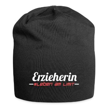 Erzieherin Beruf - Jersey-Beanie - Schwarz - Vorne