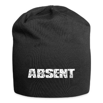 Absent - absent, disant - Bonnet en jersey - noir - Devant
