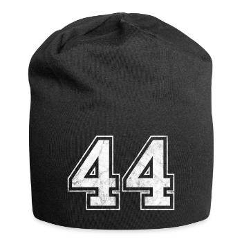 Number 44 - Jersey Beanie - black - Front