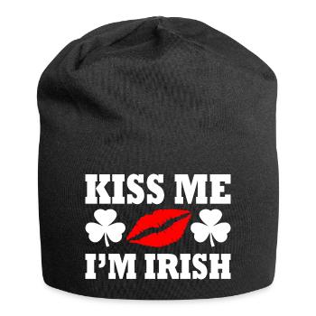 Kiss me im irish - Bonnet en jersey - noir - Devant