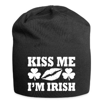 kiss me im irish - Bonnet en jersey - noir - Devant