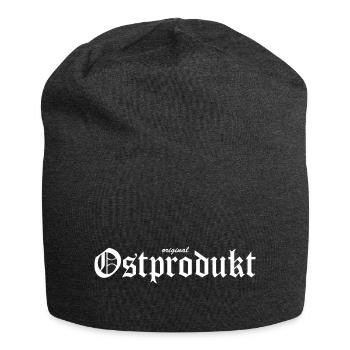 Original Ostprodukt - Geboren in der DDR - Jersey-Beanie - Anthrazit - Vorne