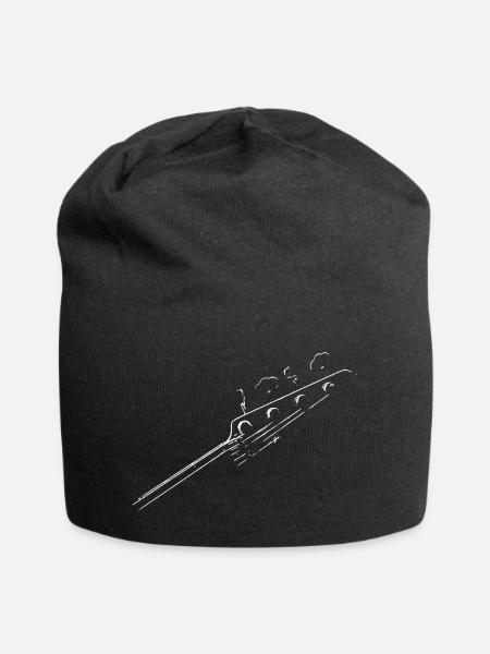 BASS GUITAR - Jersey Beanie - black