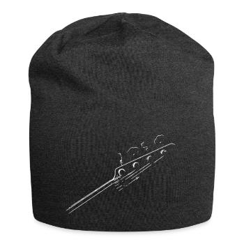 BASS GUITAR - Jersey Beanie - charcoal grey - Front