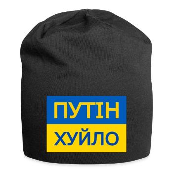 putin khuylo - Jersey-Beanie - Schwarz - Vorne