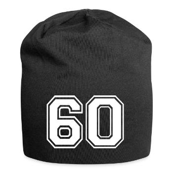 60 - Jersey Beanie - black - Front
