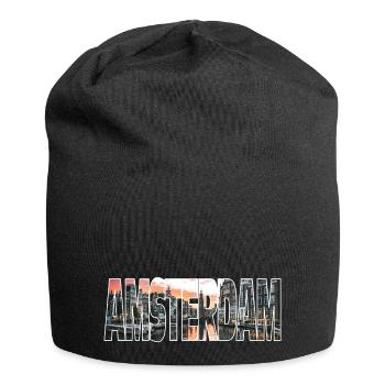Amsterdam - Bonnet en jersey - noir - Devant