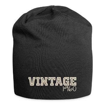 Vintage 1960 Original 1960 Rétro 1960 Cadeau 1960 - Bonnet en jersey - noir - Devant