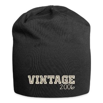 Jahrgang 2006 Original 2006 Retro 2006 Geschenk 2006 - Jersey-Beanie - Schwarz - Vorne
