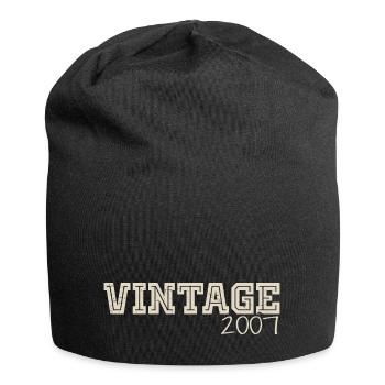Vintage 2007 Original 2007 Rétro 2007 Cadeau 2007 - Bonnet en jersey - noir - Devant
