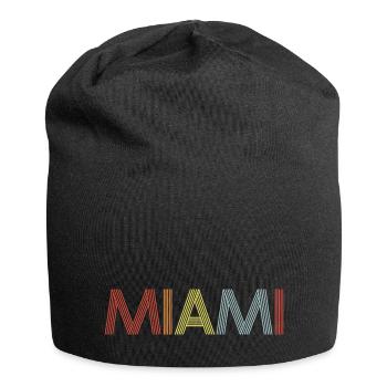 Miami - Jersey-Beanie - Schwarz - Vorne