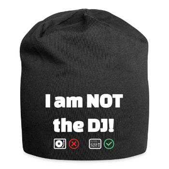 Ich bin Tontechniker:in, nicht DJ! - Jersey-Beanie - Schwarz - Vorne