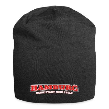 Hamburg - Jersey-Beanie - Anthrazit - Vorne