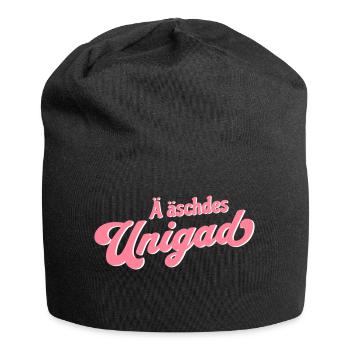 Ostdeutsch Unigad Unikat Dialekt - Jersey-Beanie - Schwarz - Vorne