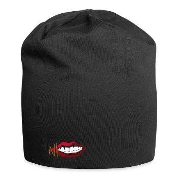 Lèvres - Bonnet en jersey - noir - Devant