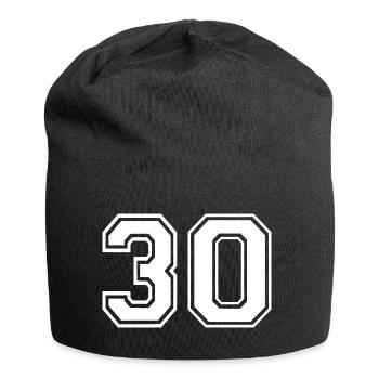 30 - Jersey Beanie - black - Front