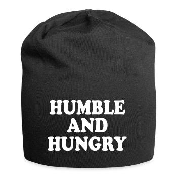 Humble and hungry - Jersey Beanie - black - Front