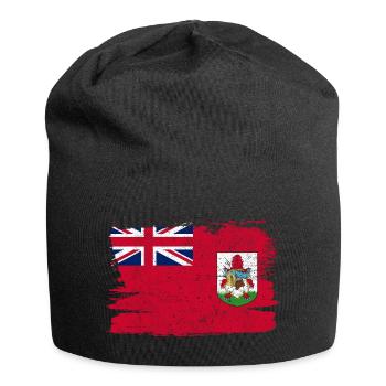 Bermuda Shorts Flagge Flagge Frieden Vintage - Jersey-Beanie - Schwarz - Vorne