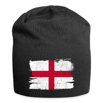 Inghilterra Bandiera England Flagge Frieden Vintage - Jersey-Beanie - Schwarz - Vorne