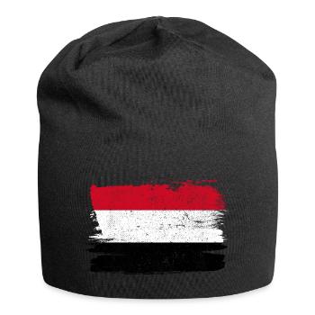Jemen Bandiera Flagge Frieden Vintage - Jersey-Beanie - Schwarz - Vorne