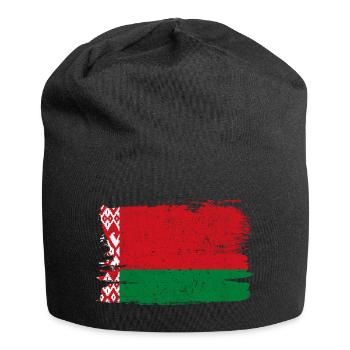 Weißrussland Bandiera Flagge Frieden Vintage - Jersey-Beanie - Schwarz - Vorne