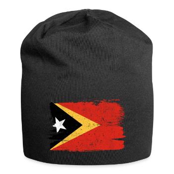 East Timor Flag Flag Peace Vintage - Jersey Beanie - black - Front