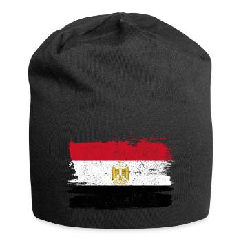 Egypt Flag Flag Peace Vintage - Jersey Beanie - black - Front