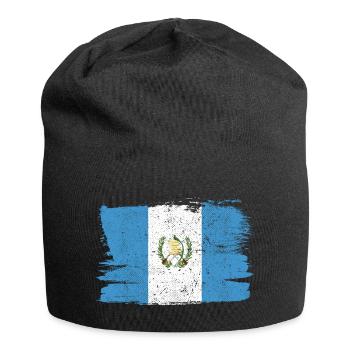 Guatemala Flag Flag Peace Vintage - Jersey Beanie - black - Front
