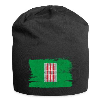 Umbria Flag Italy Flag Peace Vintage - Jersey Beanie - black - Front