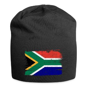 South Africa Flag Flag Peace Vintage - Jersey Beanie - black - Front