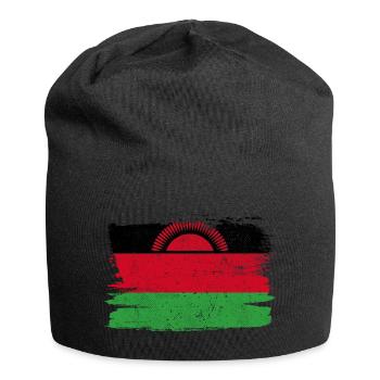 Malawi Flag Flag Peace Vintage - Jersey Beanie - black - Front