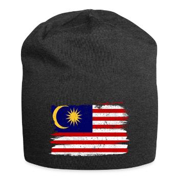 Drapeau de la Malaisie drapeau de la paix Vintage - Bonnet en jersey - charbon - Devant