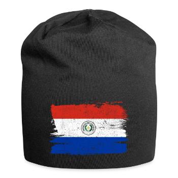 Paraguay Flag Flag Peace Vintage - Jersey Beanie - black - Front