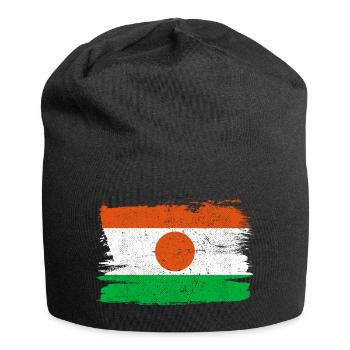 Nigeria Flag Flag Peace Vintage - Jersey Beanie - black - Front